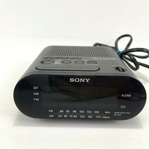 Sony Dream Machine ICF-C218 Auto Time Set Dual Alarm AM/FM Clock Radio Tested